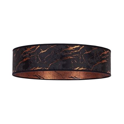 Brilagi - Plafón LED VELVET STAR LED/36W/230V diámetro 55 cm 3000K/4000K/6400K negro/cobre