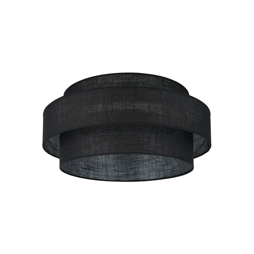 Brilagi - Plafón SPACE YUTE LED/12W/230V diá. 50 cm 3000K/4000K/6400K negro