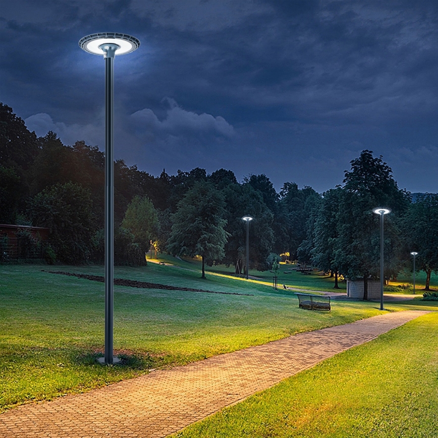 Brilagi - Poste de metal para iluminación exterior URBAN 3 m poste diá. 58 mate antracita