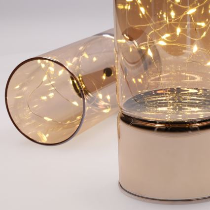 Brilagi - Set de 2 decoraciones navideñas LED LED/3xAA + 2xAA