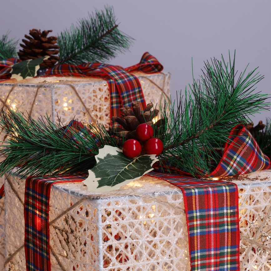 Brilagi - Set de 3 decoraciones navideñas LED para exterior, 230 V, IP44 — ideales como regalo