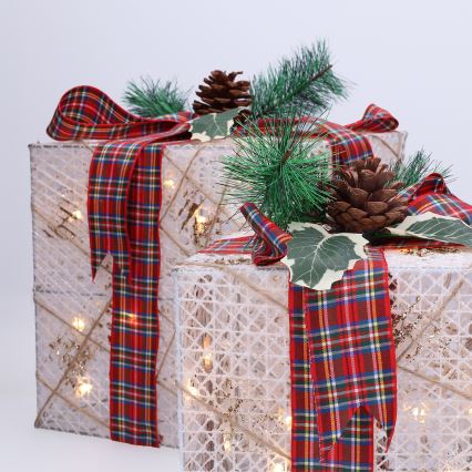 Brilagi - Set de 3 decoraciones navideñas LED para exterior, 230 V, IP44 — ideales como regalo