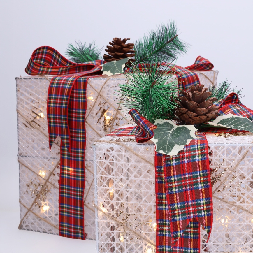 Brilagi - Set de 3 decoraciones navideñas LED para exterior, 230 V, IP44 — ideales como regalo