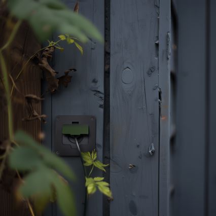 Brilagi - Toma de suelo empotrada para exterior IP55, negra, rectangular