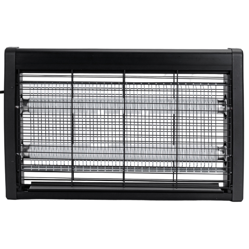 Brilagi - Trampa eléctrica para insectos 2xUV/10W/230V, cobertura 60 m², negro