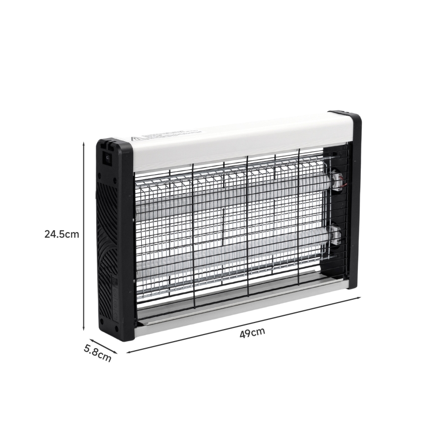 Brilagi - Trampa eléctrica para insectos 2xUV/15W/230V 80 m2