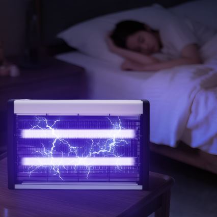 Brilagi - Trampa eléctrica para insectos 2xUV/18W/230V 100 m2