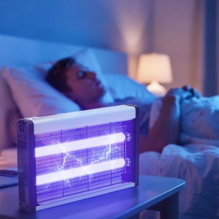 Brilagi - Trampa eléctrica para insectos 2xUV/18W/230V 100 m2