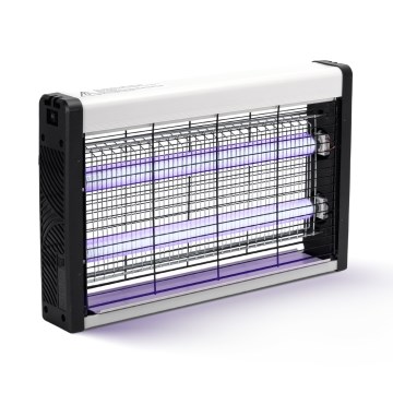 Brilagi - Trampa eléctrica para insectos LED UV, 2 x LED / 7,5 W / 230 V — cobertura 90 m²