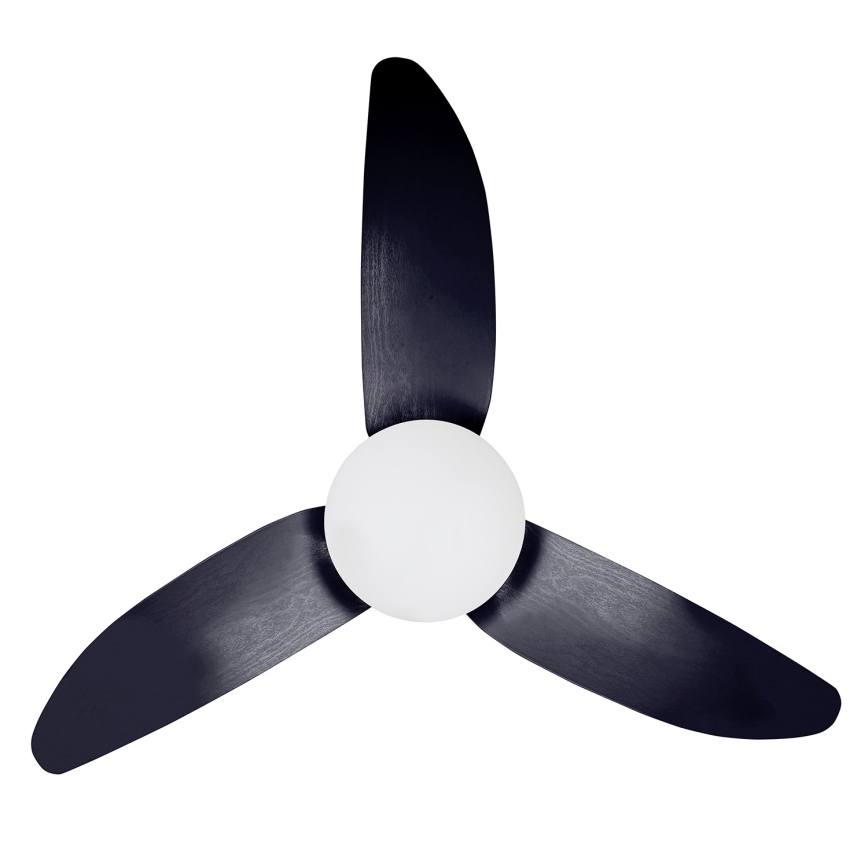 Brilagi - Ventilador de techo LED regulable LED/30W/230V 3000-6500K negro + mando a distancia