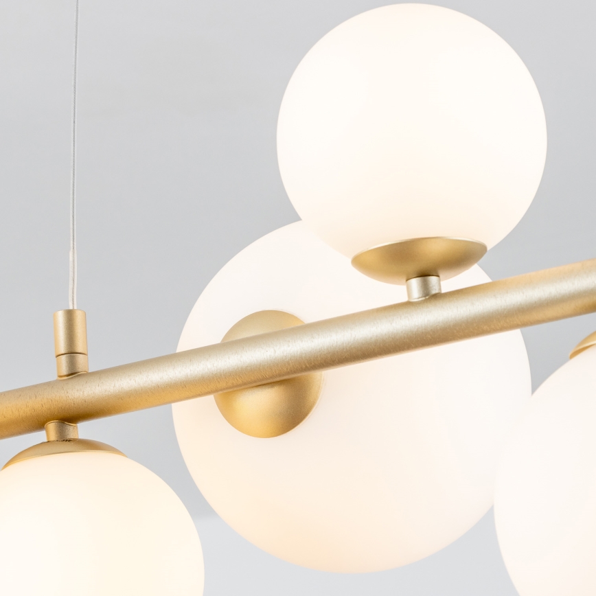 Brilagi - Vidrio de repuesto para arañas, apliques y lámparas MISTEL, MILLA diá. 10 cm blanco