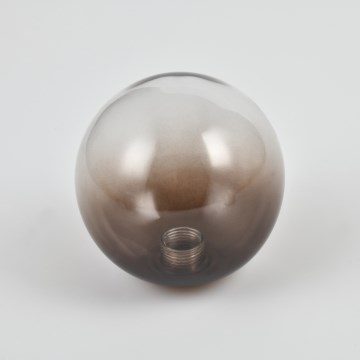 Brilagi - Vidrio de repuesto para lámpara de techo, aplique y lámpara MISTEL, MILLA Ø 10 cm marrón ahumado