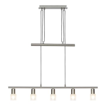Brillante - Lámpara de araña LED con cadena LEA 5xE14/4W/230V