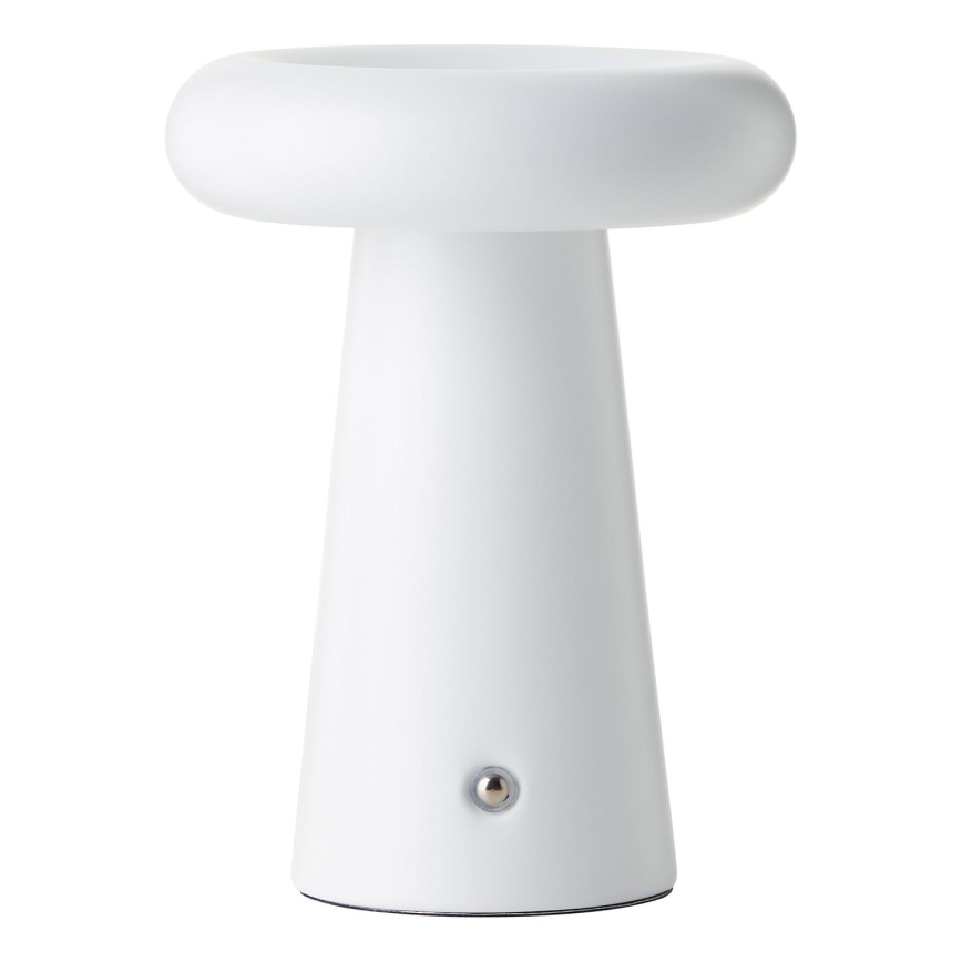 Brillante - Lámpara de mesa LED para exterior táctil regulable MUFFIN LED/3W/5V USB 2600 mAh IP44 blanco