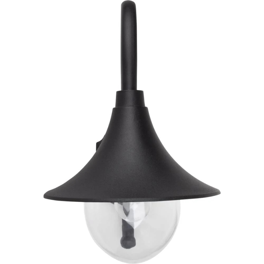 Brilliant - Aplique de exterior BERNA 1xE27/60W/230V IP44 negro