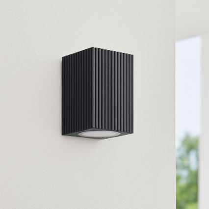 Brilliant - Aplique de exterior JELANI 1xGU10/10W/230V IP44 negro
