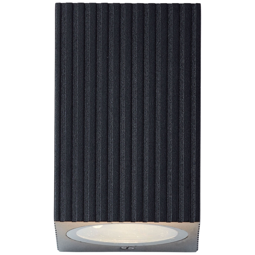 Brilliant - Aplique de exterior JELANI 1xGU10/10W/230V IP44 negro