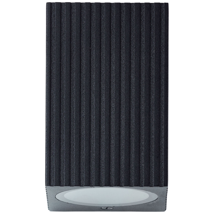 Brilliant - Aplique de exterior JELANI 1xGU10/10W/230V IP44 negro