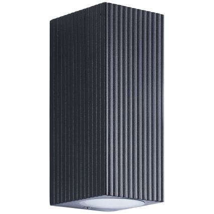 Brilliant - Aplique de exterior JELANI 2xGU10/10W/230V IP44 negro