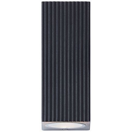 Brilliant - Aplique de exterior JELANI 2xGU10/10W/230V IP44 negro