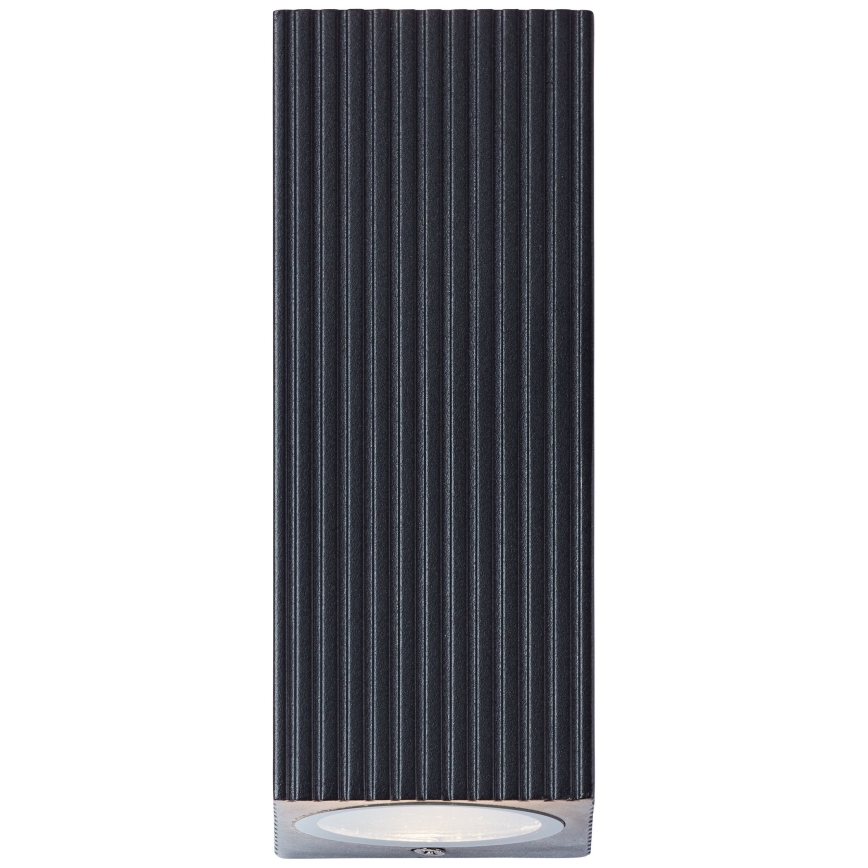 Brilliant - Aplique de exterior JELANI 2xGU10/10W/230V IP44 negro