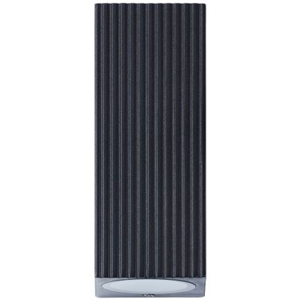 Brilliant - Aplique de exterior JELANI 2xGU10/10W/230V IP44 negro