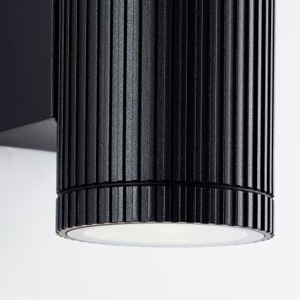 Brilliant - Aplique de exterior KEOLA 1xGU10/10W/230V IP44 negro