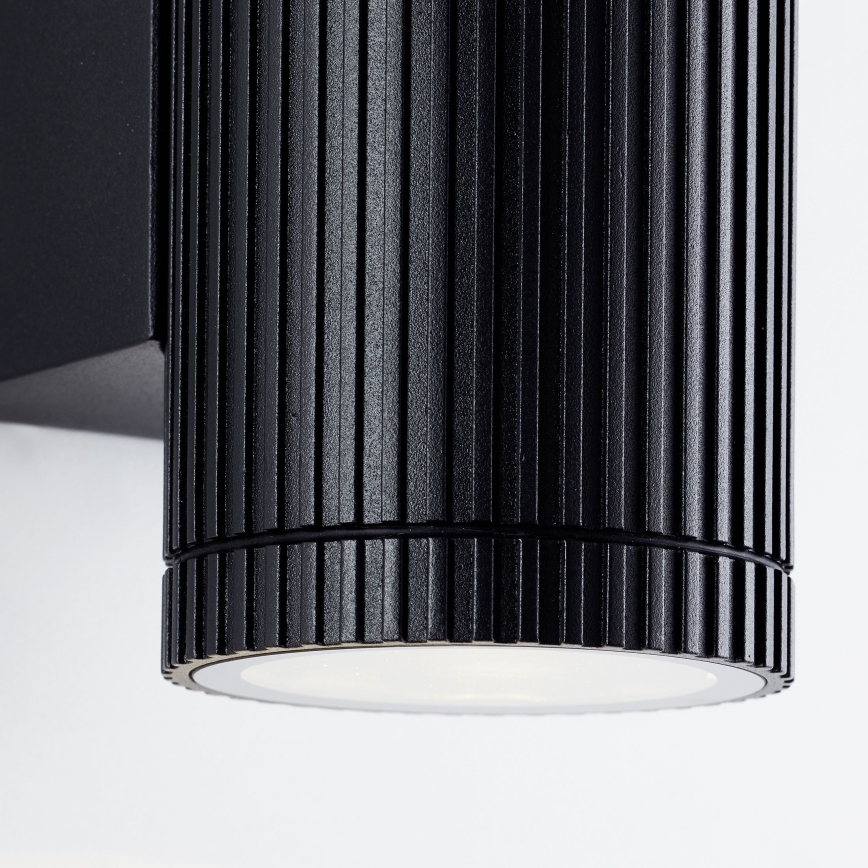 Brilliant - Aplique de exterior KEOLA 1xGU10/10W/230V IP44 negro
