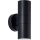 Brilliant - Aplique de exterior KEOLA 2xGU10/10W/230V IP44 negro