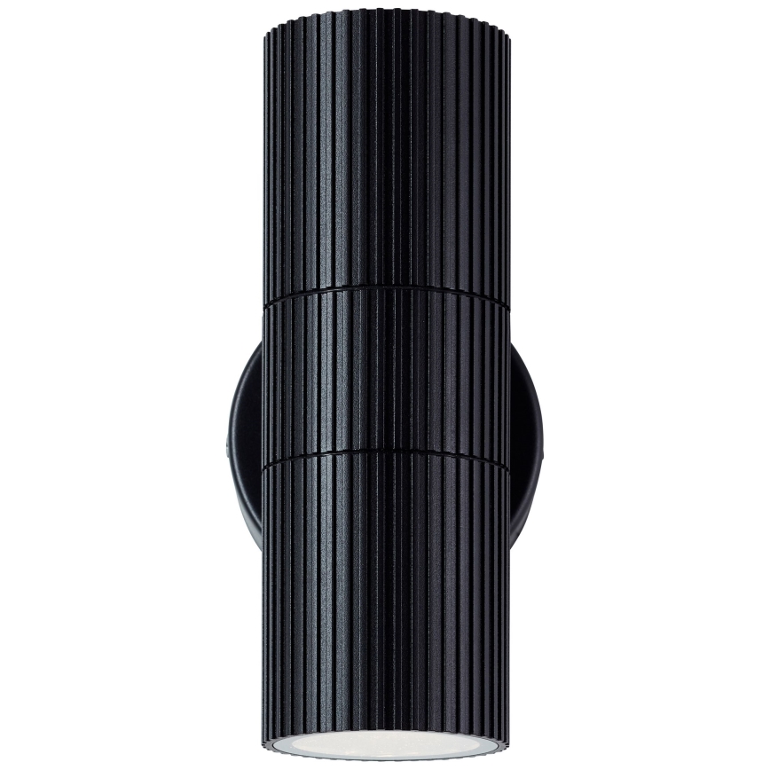 Brilliant - Aplique de exterior KEOLA 2xGU10/10W/230V IP44 negro