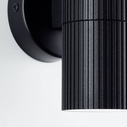 Brilliant - Aplique de exterior KEOLA 2xGU10/10W/230V IP44 negro