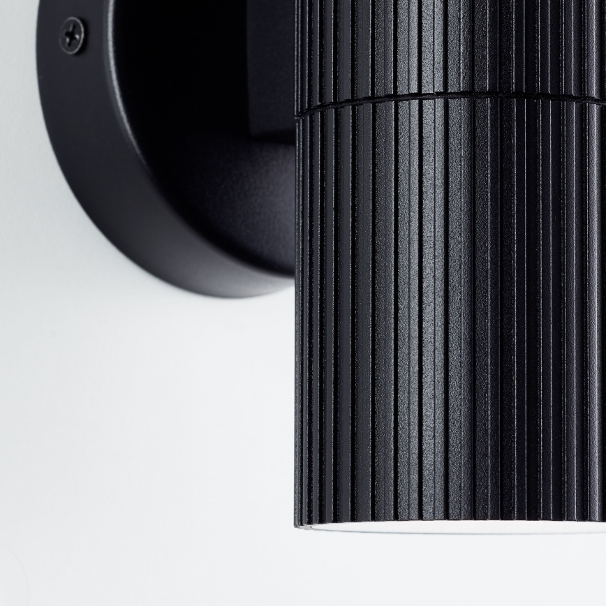 Brilliant - Aplique de exterior KEOLA 2xGU10/10W/230V IP44 negro