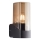 Brilliant - Aplique de exterior MINOU 1xE27/10W/230V IP44 negro/ahumado