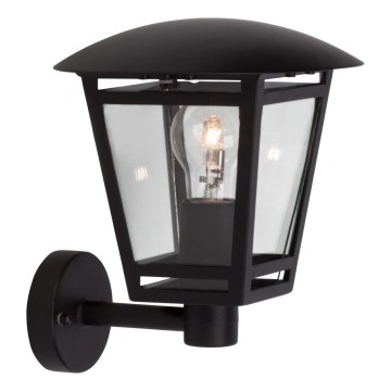 Brilliant - Aplique de pared exterior RILEY 1xE27/40W/230V IP44 negro