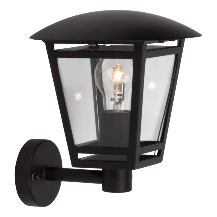 Brilliant - Aplique de pared exterior RILEY 1xE27/40W/230V IP44 negro