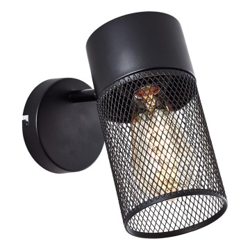 Brilliant - Aplique de pared orientable KAMOLO 1xE27/40W/230V negro