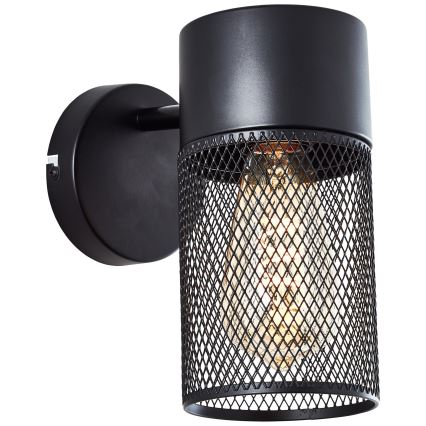 Brilliant - Aplique de pared orientable KAMOLO 1xE27/40W/230V negro
