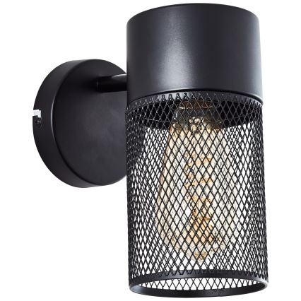 Brilliant - Aplique de pared orientable KAMOLO 1xE27/40W/230V negro
