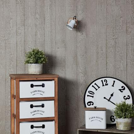 Brilliant - Aplique de pared tipo foco SEED 1xGU10/5W/230V blanco/beige