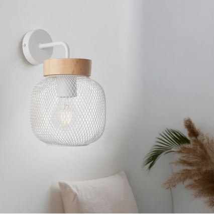 Brilliant - Aplique GIADA 1xE27/40W/230V blanco