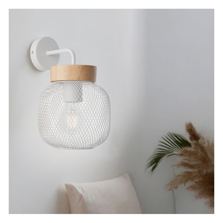 Brilliant - Aplique GIADA 1xE27/40W/230V blanco