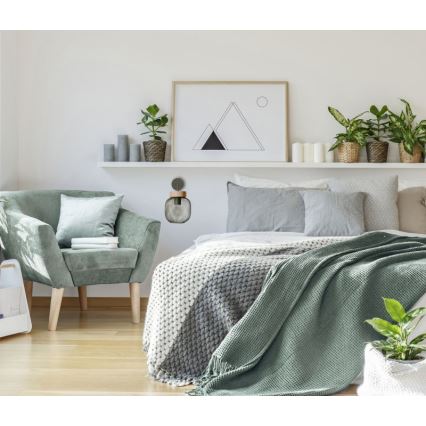 Brilliant - Aplique GIADA 1xE27/40W/230V verde