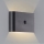 Brilliant - Aplique LED de exterior recargable con sensor XINO LED/3W/5V 3600 mAh IP44 negro
