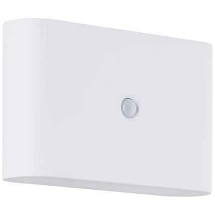 Brilliant - Aplique LED de exterior recargable con sensor XINO LED/3W/5V 3600 mAh IP44 blanco