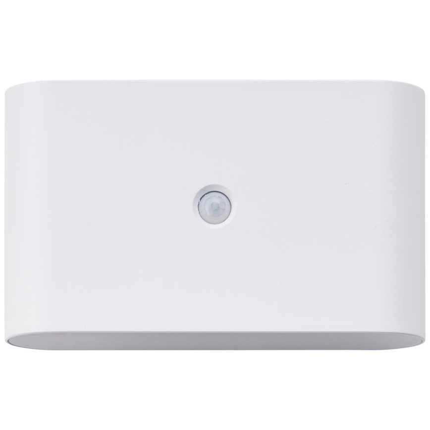 Brilliant - Aplique LED de exterior recargable con sensor XINO LED/3W/5V 3600 mAh IP44 blanco