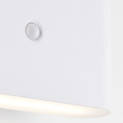 Brilliant - Aplique LED de exterior recargable con sensor XINO LED/3W/5V 3600 mAh IP44 blanco