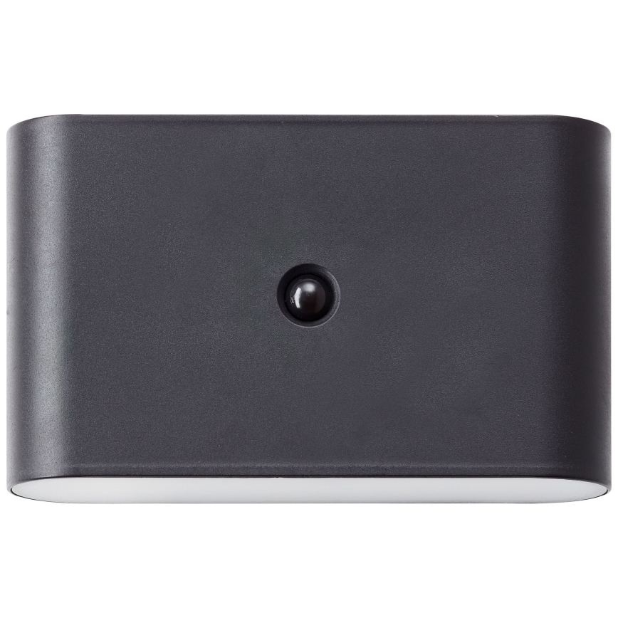 Brilliant - Aplique LED de exterior recargable con sensor XINO LED/3W/5V 3600 mAh IP44 negro