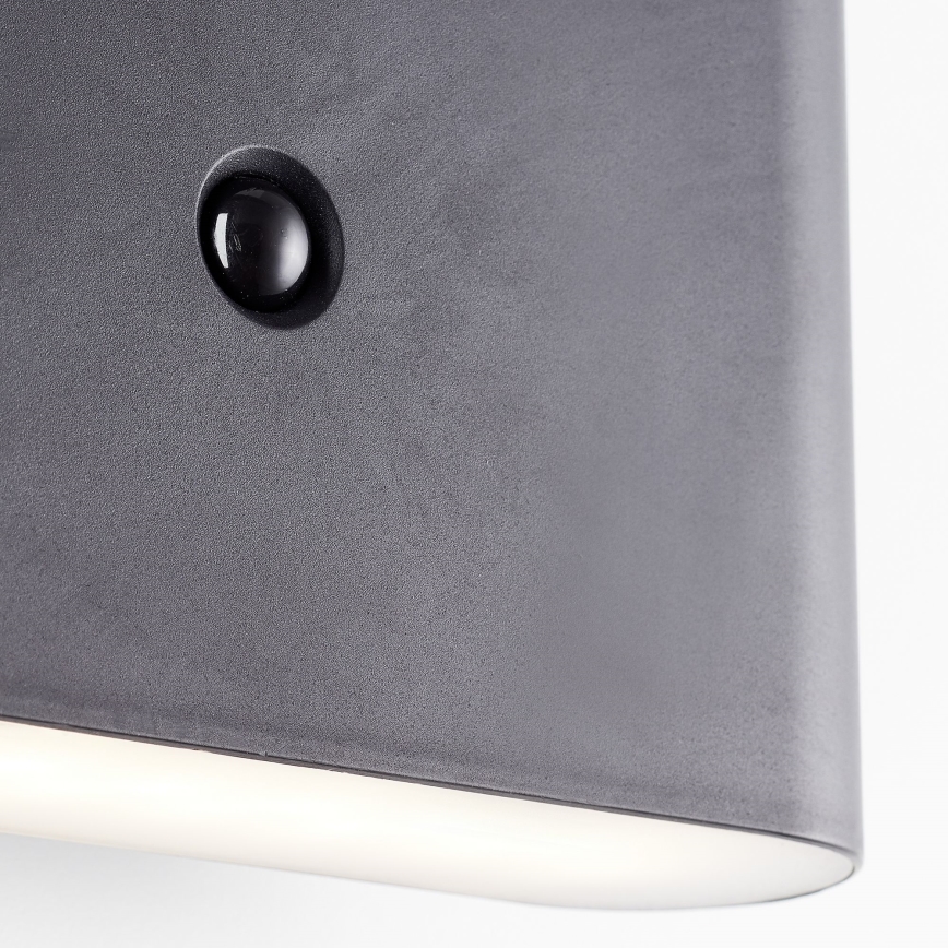 Brilliant - Aplique LED de exterior recargable con sensor XINO LED/3W/5V 3600 mAh IP44 negro