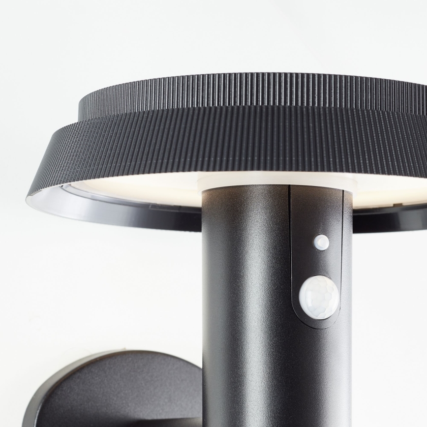 Brilliant - Aplique LED solar con sensor ALVERO LED/4W/3,7V 2000 mAh IP44