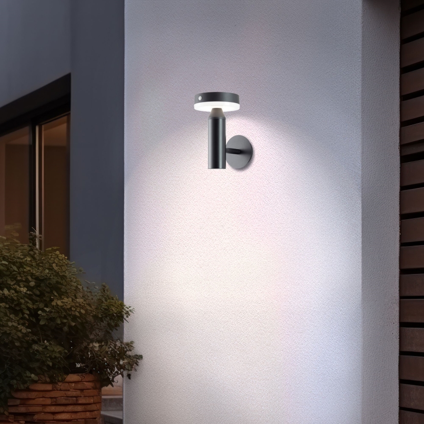 Brilliant - Aplique LED solar con sensor MAGUA LED/4W/3,7V 2000 mAh IP44